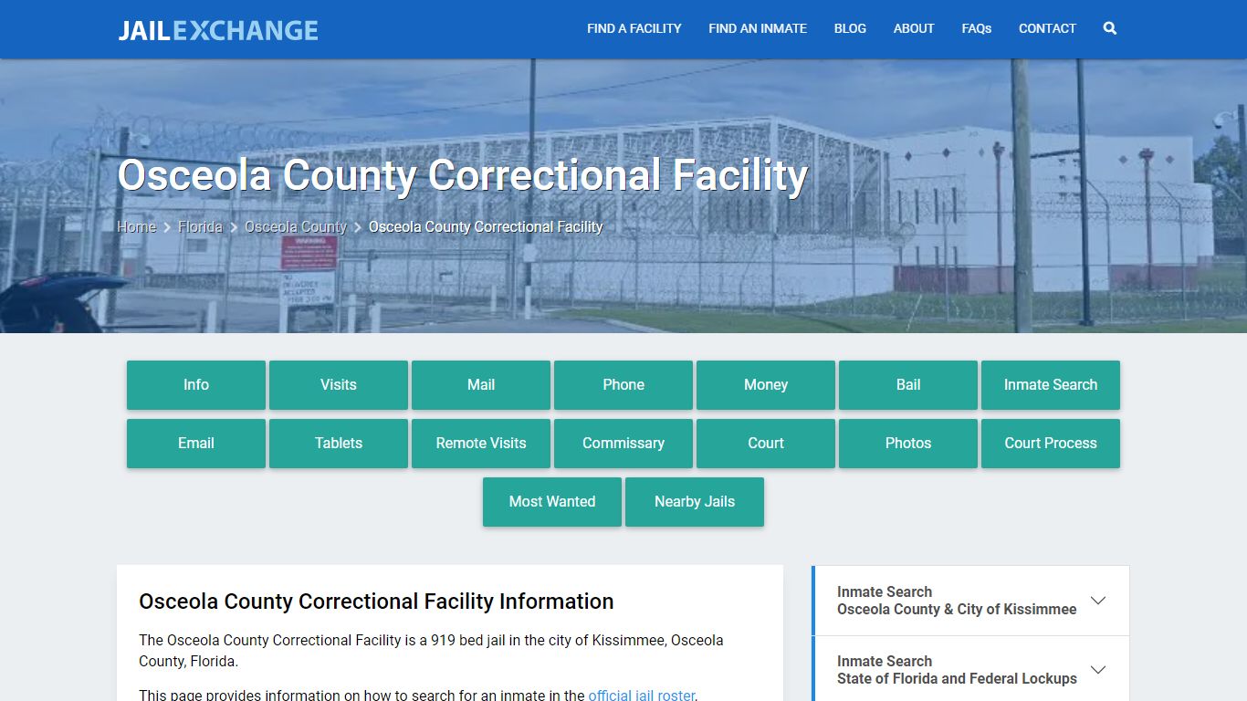 Osceola County Correctional Facility - Jail Exchange